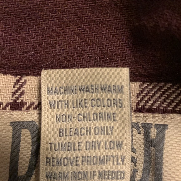 Duluth Trading Men's Flapjack Fleece-lined Relaxed Fit Shirt Jacket Burgundy 2XL - Picture 9 of 12